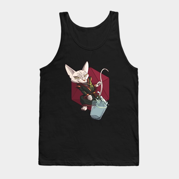 RPG Cat elemental Tank Top by Carlos CD